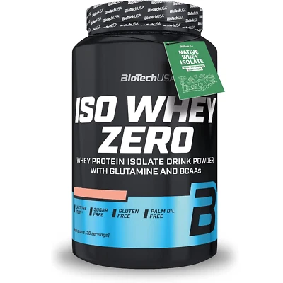 Biotech Iso Whey Zero 908 gr Proteine Isolate del Siero Gluten e Reduced Lactose