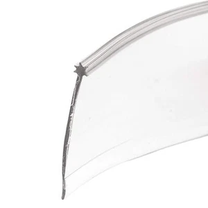 M 6227 Shower Door Bottom Sweep Star Insert Shape 1-5/16 In. Wide 36 In. Sing... - Picture 1 of 2