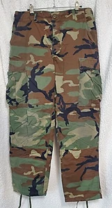 Trousers Hot Weather Woodland Camouflage Pattern size medium regular - Picture 1 of 2