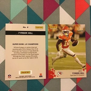 Tyreek Hill #5 WR - 2020 Panini Instant Chiefs Super Bowl LIV Champions 2019 - Picture 1 of 1