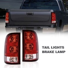 Pair Tail Lights Lamps Fit For 2007-2013 GMC Sierra 1500 2500 3500HD LH + RH NEW