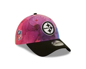 Cappello Pittsburgh Steelers New Era Sideline Crucial Catch 39THIRTY - rosa inchiostro - Foto 1 di 8