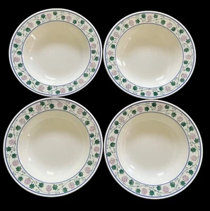 Set Of 4 Studio Nova Martha’s Vineyard JJP06 Rim Soup/Cereal Bowls 8 1/8” - Picture 1 of 8
