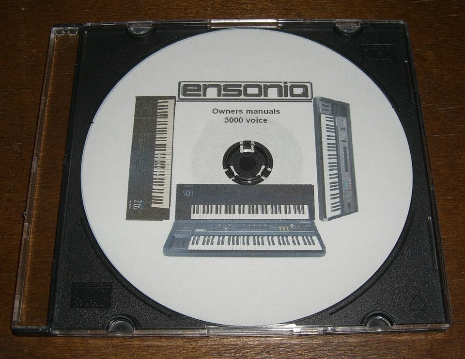 Ensoniq  ESQ-1, SQ80, SQ-1, SQR  -  CD mit 3000 Voice - Bild 1 von 1