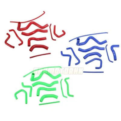 Silicone Radiator Water Coolant Hose Pipe Set For Kawasaki Ninja ZX-6R 2009-2021 - Image 1 of 4