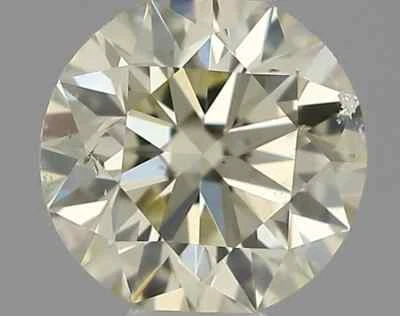 100% Natural Diamond Brilliant Round Cut 4 mm N/VS2 Grade IGI CERTIFIED 0.34 Ct - Image 1 of 4