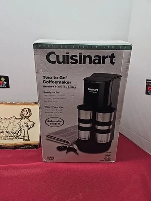 Cuisinart TTG-500 Two To Go Coffeemaker w/ Two 14oz Mugs NEW IN OPEN BOX - Image 1 of 4