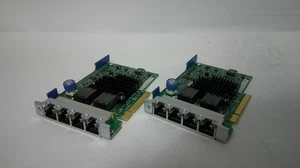* Lot of 2 *HP 669280-001 ETHERNET 1GB 4-PORT 366FLR ADAPTER (B1160) - Picture 1 of 6