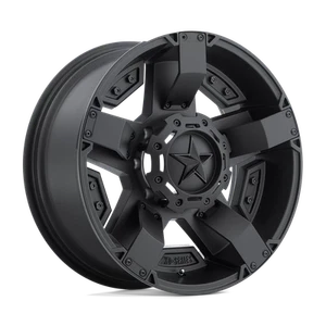 20x12 -44 KMC XD811 RS2 Rockstar II Satin Black Wheel Rim 5x127 5x139.7 (QTY 1) - Picture 1 of 2