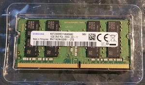 SAMSUNG 16GB DDR4 2666MHZ SO-DIMM LAPTOP MEMORY M471A2K43CB1-CTD - Picture 1 of 1