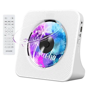 Tragbarer CD Player Micro USB Betrieb Bluetooth AUX Musik Spieler LCD-Display DE - Bild 1 von 20