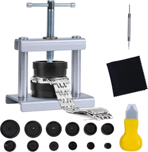 Watch Press Tool Set,Watch Back Case Closer for Closing the Cover , Watches Batt - Picture 1 of 12