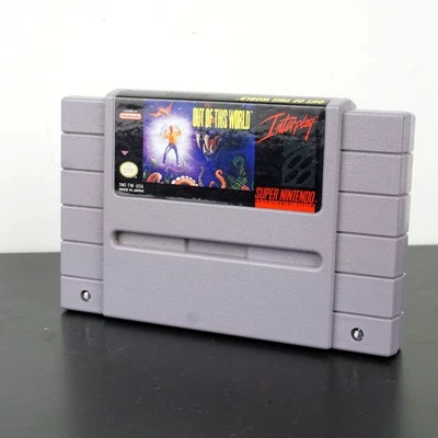 Out of This World (Super Nintendo Entertainment System, SNES, 1992) Cart Only - Image 1 of 3