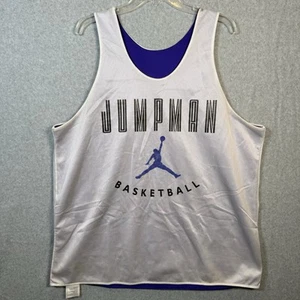 VINTAGE 1995 NIKE AIR JORDAN XI Concord SPACE JAM REVERSIBLE JERSEY XL Rare - Bild 1 von 18