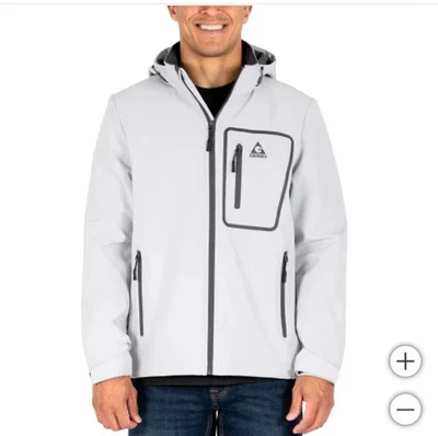 Chaqueta forrada de vellón suave con capucha para hombre Gerry, resistente al agua y al viento Foto 1 de 4