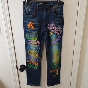 Switch Remarkable Girl's Hustle Jeans Size 12 Light Wash - Picture 1 of 8