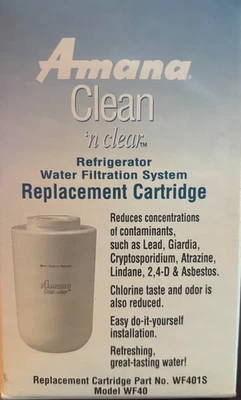 AMANA 12527304 Clean 'N Clear Refrigerator Replacement Cartridge Vio1 - Image 1 of 3