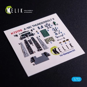 A-10C Thunderbolt II. 3D Decals (for Hasegawa model kit) Scale 1:72 KeliK K72198 - Picture 1 of 11