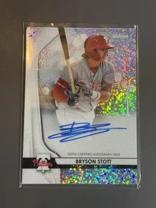 2020 Bowman Sterling Bryson Stott Auto Speckle Refractor 26/99 - Picture 1 of 1