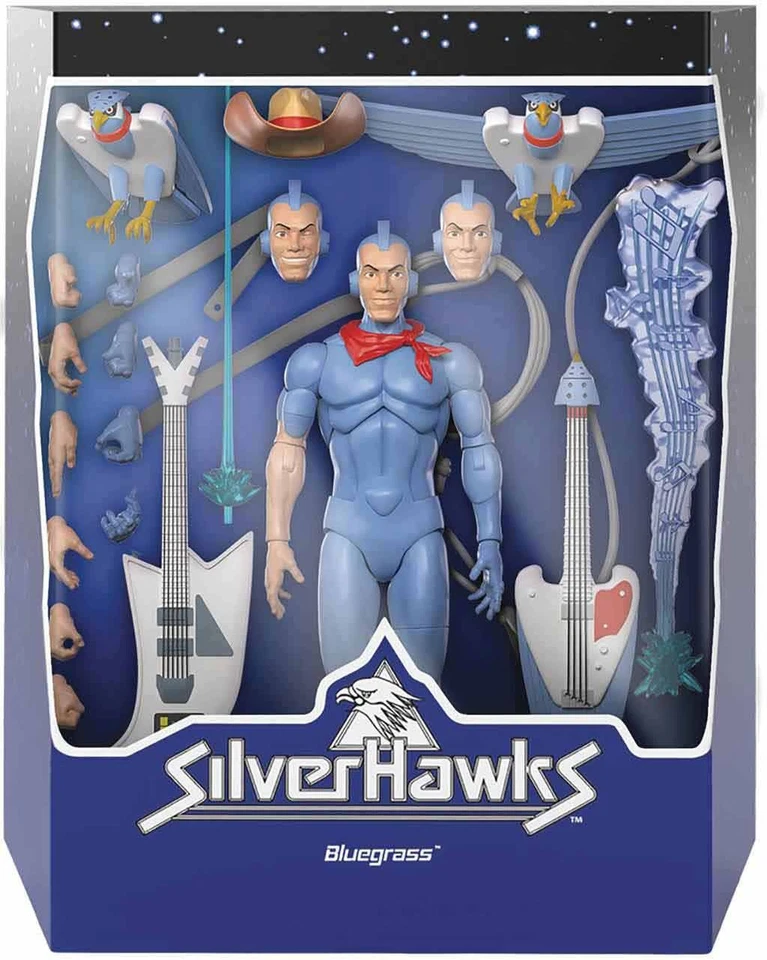 2023 Super7 Ultimates Silverhawks - BLUEGRASS Action Figure -