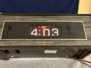 Vintage GE General Electric esfera iluminada abatible *Reloj despertador números blancos ¡Funciona! - Imagen 1 de 8