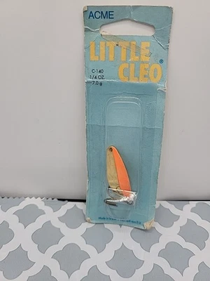 Colher de pesca vintage Little Cleo C-140 - Imagem 1 de 4