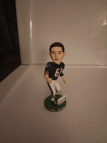 Bill George Bobblehead Chicago Bears 100 Year NFL united airlines No Box Cover