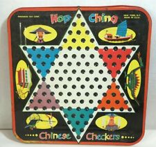 Beautiful Vtg 50'S "Regular & Chinese Checkers" Metal Gameboards Great Decor 