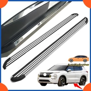 Fit For Mitsubishi Outlander 2022-2024 Running Boards Side Steps Pedals Nerf Bar - Picture 1 of 6