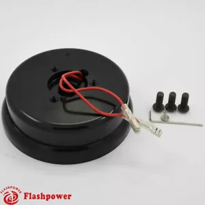 3 Bolt Steering Wheel Adapter Ford Ranger Bronco II Aerostar Mercury Sable Black - Foto 1 di 3