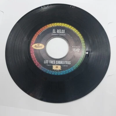 Los Tres Caballeros La Barca / El Reloj 45 Vinyl Record VG - Image 1 of 2