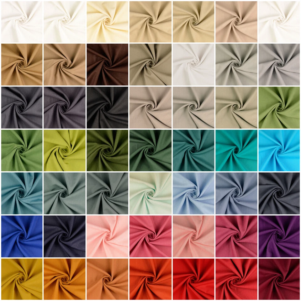 Washed Linen Fabric 100% Linen Breathable Dress Material Upholstery 136cm Wide - Image 1 of 1