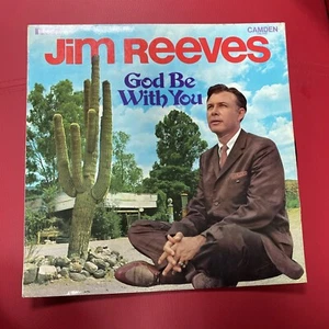 Jim Reeves, God Be With You - Country Religious Vinyl LP Record 1971 (CDS 1092) - Picture 1 of 3