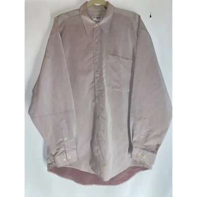 DOMANI UOMO Men's Dress Shirt Tan Button Down Pocket Medium - Image 1 of 4