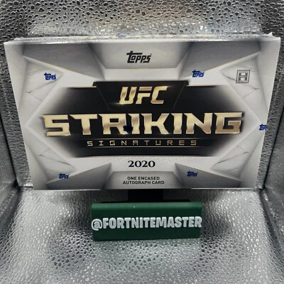 2020 Topps UFC Striking Signatures Hobby Box New Sealed - Encased Auto Guarentee - Image 1 of 2