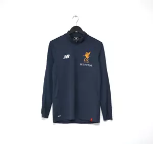 2017/18 LIVERPOOL New Balance Football 1/4 Zip Training Top (M) - Picture 1 of 10