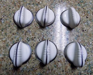 Wedgewood 40" Stove Part Set of Six Stove Knobs Also Fits most Okiefe & Merrit - Picture 1 of 1