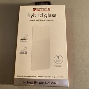 Zagg Invisible Shield Hybrid Glass for iPhone 12 PRO MAX 6.7” 2020 - NEW!
