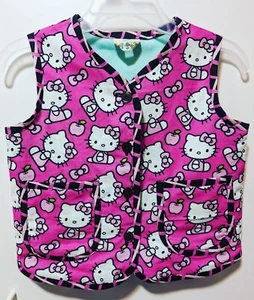 Hello Kitty Hand Made Vest Pink - Picture 1 of 2