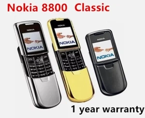 New-Original Nokia 8800 2G Mobile Phone GSM Tri-band Unlocked Classic 3 Colors - Picture 1 of 16