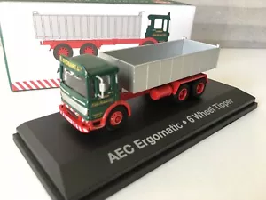 AEC ERGOMATIC EDDIE STOBART 6 WHEEL TIPPER TRUCK 1:76 SCALE CAMION TRUCK metallo - Foto 1 di 7