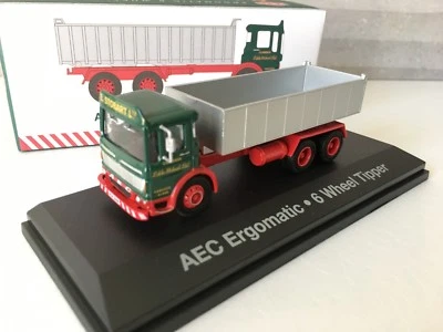 AEC ERGOMATIC EDDIE STOBART 6 WHEEL TIPPER TRUCK 1:76 SCALE CAMION TRUCK metallo - Immagine 1 di 4