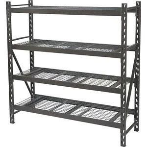 Ironton 4-Tier Storage Shelving, 77in.W x 72in.H x 24in.D - Picture 1 of 12