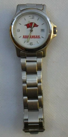 University of Arkansas Razorbacks Hana Time Stainless Steel Men's Watch Cover