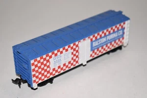 TYCO HO 41’ Blue Roof Ralston Purina MRS 4554 Billboard Railroad Train Box Car - Picture 1 of 4