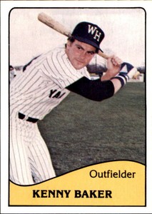 1979 West Haven Yankees TCMA #12 Kenny Baker Newport News Virginia Baseball Card