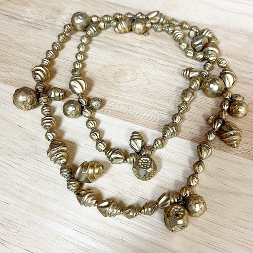 SAINT LAURENT (YSL) Collana Vintage YSL Yves Saint Laurent Tono Oro Grossa Dichiarazione Pesante Lunga