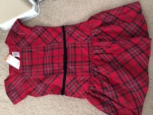 Gymboree Girl's Christmas Plaid Dress 6 - NEW - Picture 1 of 1