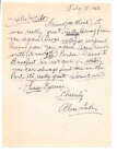 Alice Lake D.1967 Actress Signed Letter