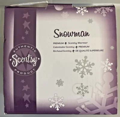 Calentador de cera premium muñeco de nieve Scentsy colección navideña + 2 barras aromáticas Foto 1 de 4